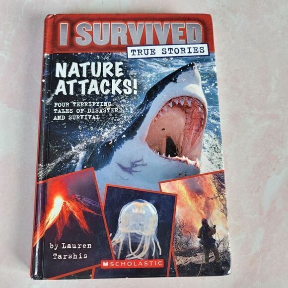 I Survived True Stories Nature Attacks Scholastic Lauren Tarshis 4 Terrifying Ta - Picture 1 of 5